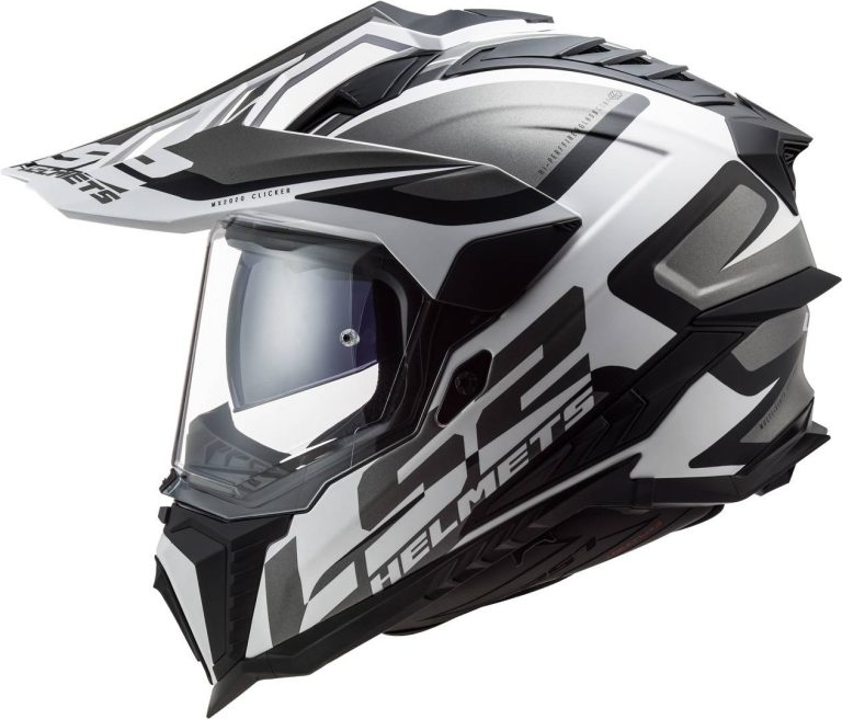 LS2 Casco MX701 Explorer Alter Negro Mate/Blanco