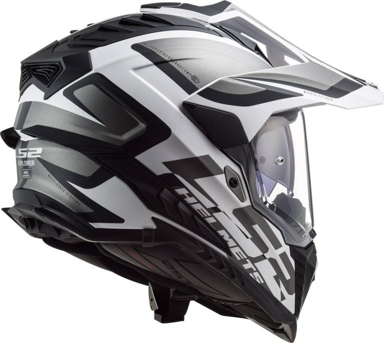 LS2 Casco MX701 Explorer Alter Negro Mate/Blanco