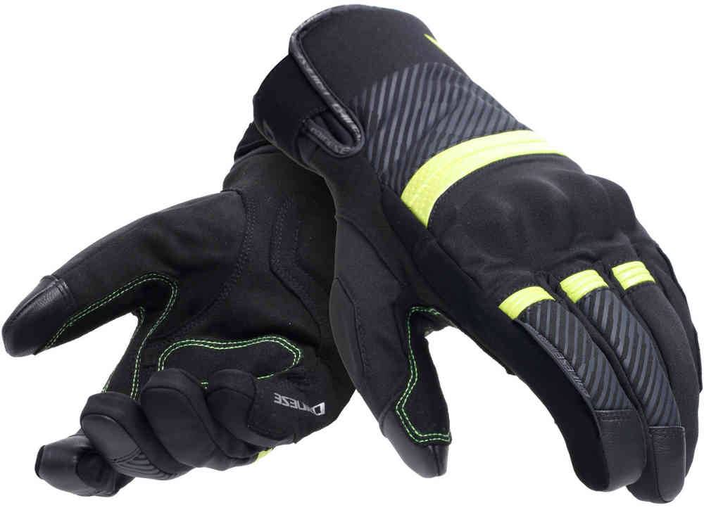 DAINESE Guantes Fulmine D-Dry Negro/Amarillo Flúor