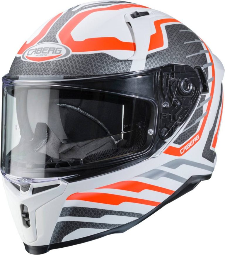 CABERG Casco Avalon Forge Blanco/Naranja/Gris