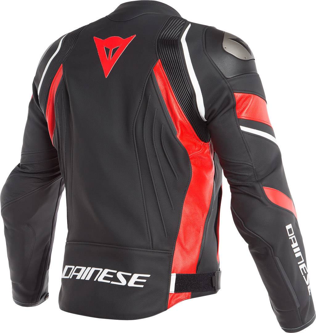 DAINESE Chaqueta Avro 4 Negro/Rojo Lava/Blanco