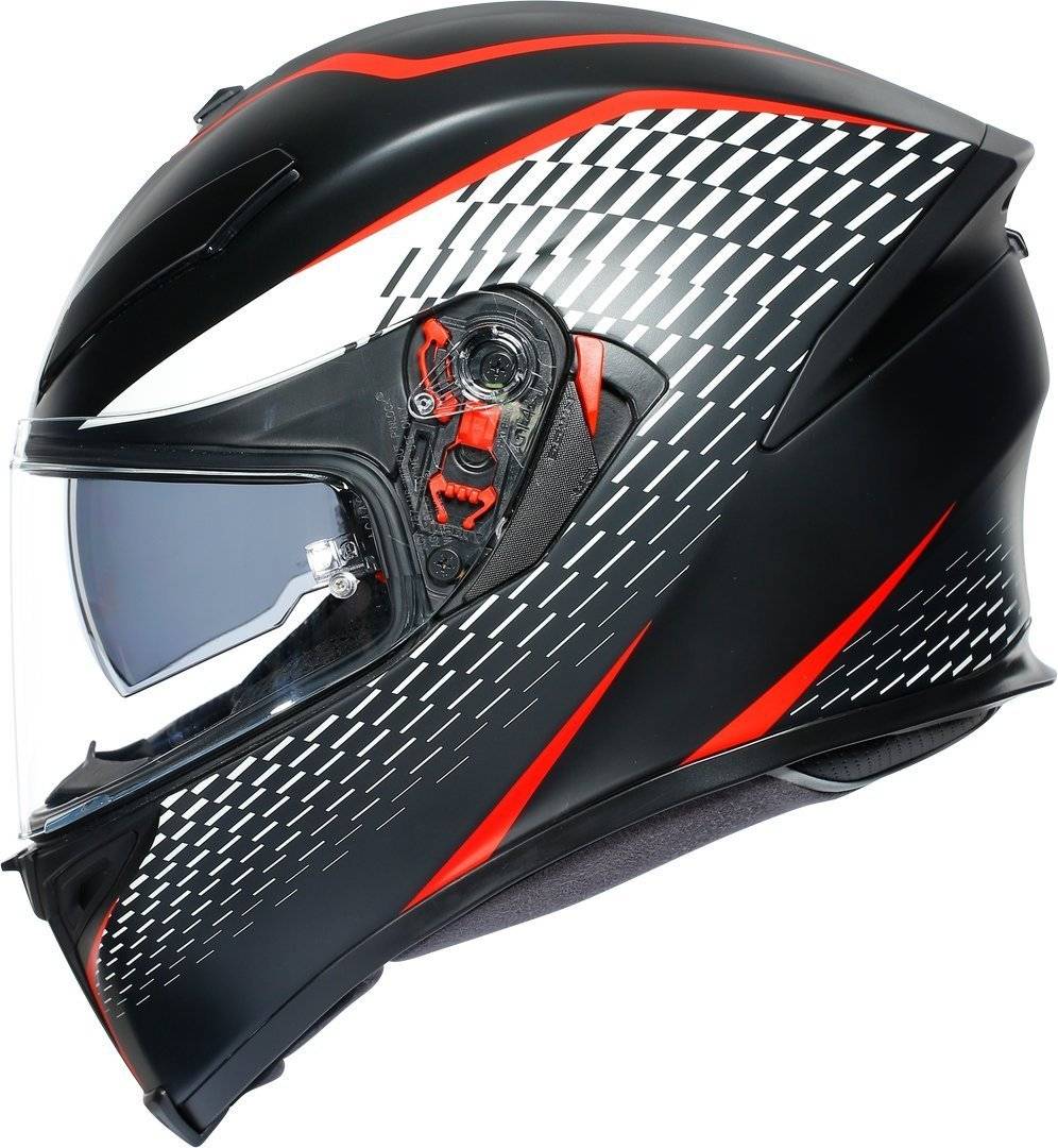 AGV Casco K5 S E2205 Multi - Thunder Negro Mate/Blanco/Rojo AGV Casco K5 S E2205 Multi - Thunder Negro Mate/Blanco/Rojo