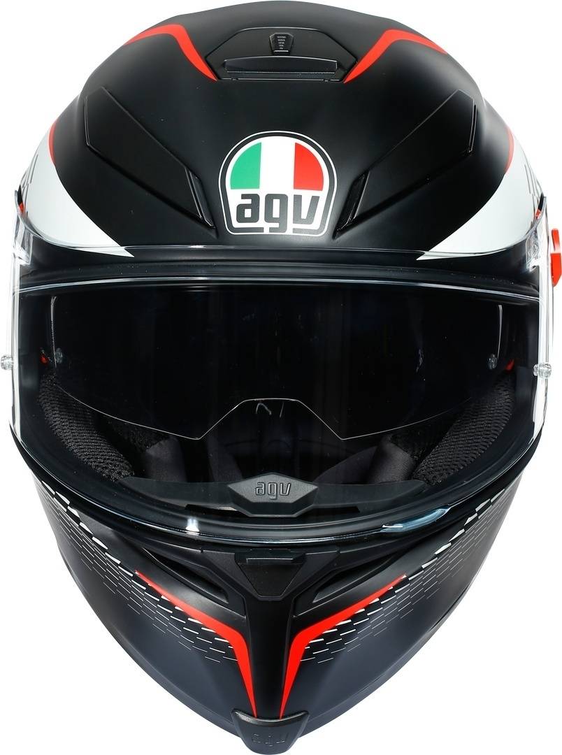 AGV Casco K5 S E2205 Multi - Thunder Negro Mate/Blanco/Rojo AGV Casco K5 S E2205 Multi - Thunder Negro Mate/Blanco/Rojo