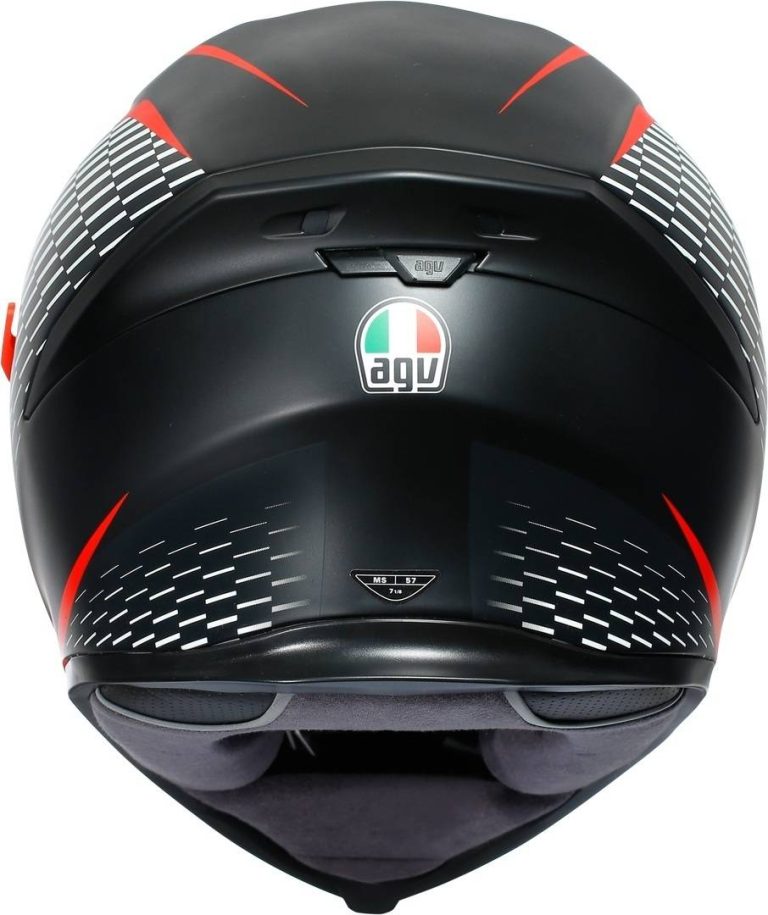 AGV Casco K5 S E2205 Multi - Thunder Negro Mate/Blanco/Rojo