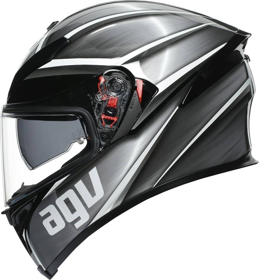 AGV Casco K5 S E2205 Multi MPLK - Tempest Negro/Plata AGV Casco K5 S E2205 Multi MPLK - Tempest Negro/Plata