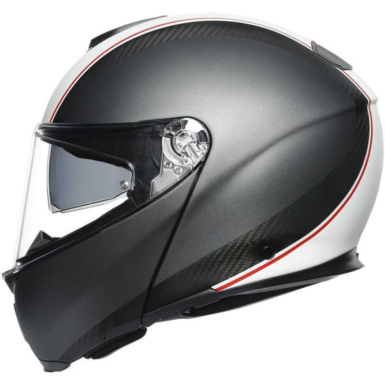 AGV Casco Sportmodular Multi E2205 - Cover Gunmetal Mate/Blanco