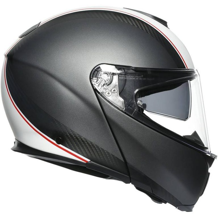 AGV Casco Sportmodular Multi E2205 - Cover Gunmetal Mate/Blanco