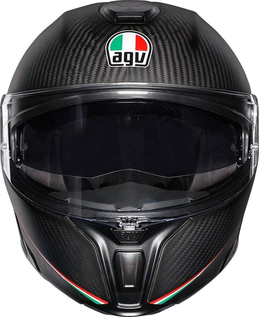 AGV Casco Sportmodular Multi E2205 - Tricolore Carbon Mate/Italy AGV Casco Sportmodular Multi E2205 - Tricolore Carbon Mate/Italy