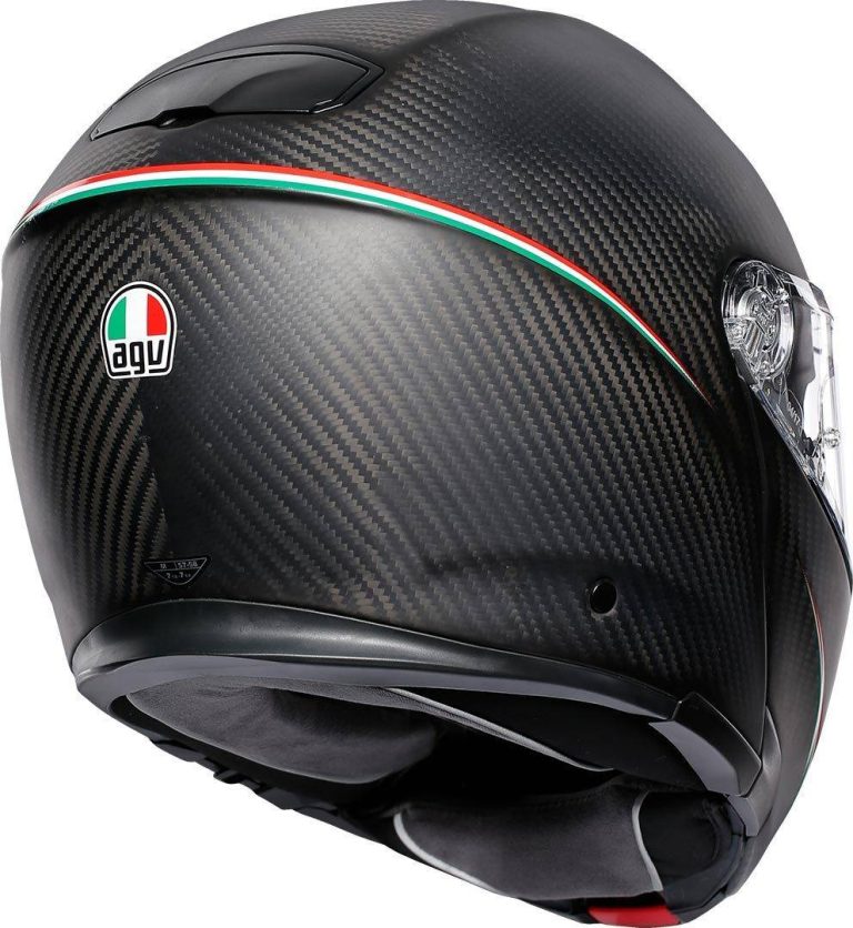 AGV Casco Sportmodular Multi E2205 - Tricolore Carbon Mate/Italy