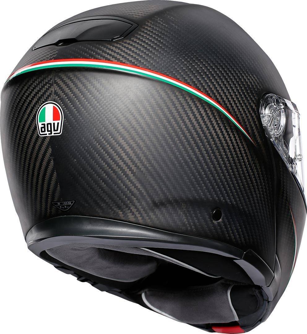 AGV Casco Sportmodular Multi E2205 - Tricolore Carbon Mate/Italy AGV Casco Sportmodular Multi E2205 - Tricolore Carbon Mate/Italy