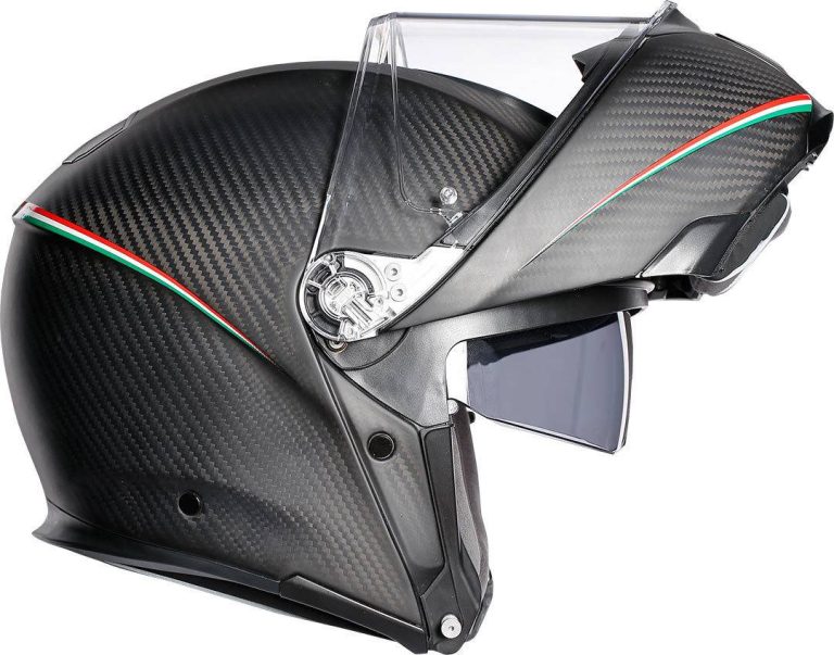 AGV Casco Sportmodular Multi E2205 - Tricolore Carbon Mate/Italy