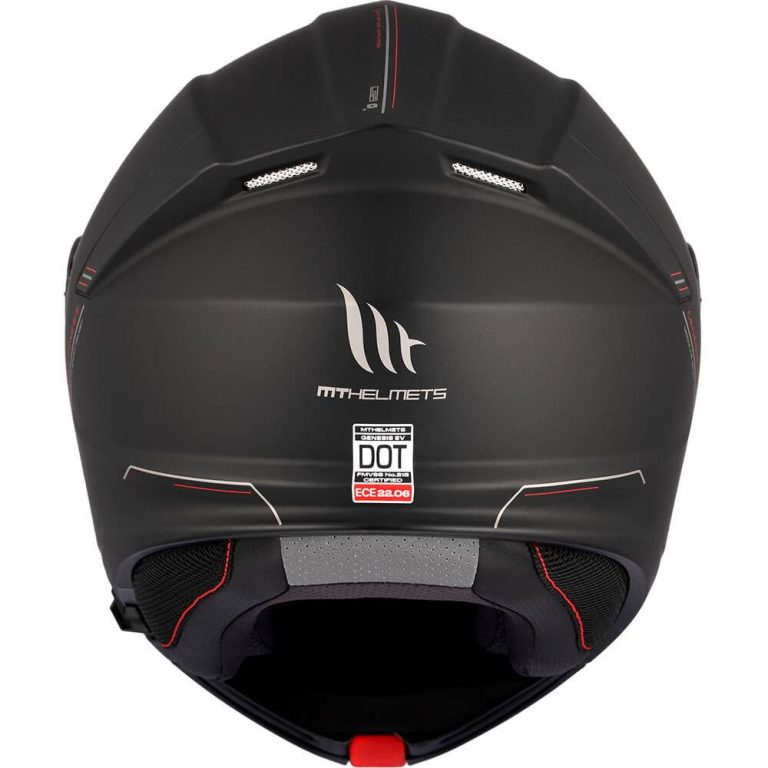 MT Casco Genesis SV Solid Negro Mate (A1)