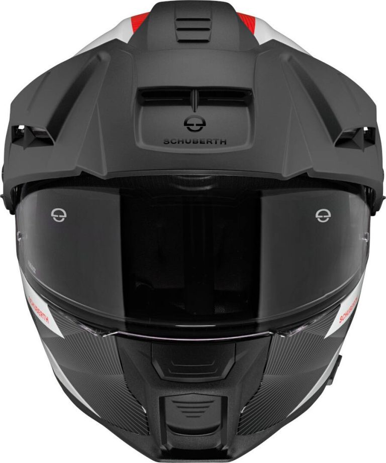 SCHUBERTH Casco E2 Defender Blanco/Azul/Rojo