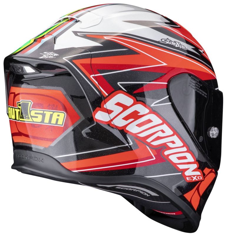 SCORPION Casco EXO-R1 Evo Air Alvaro Replica Rojo