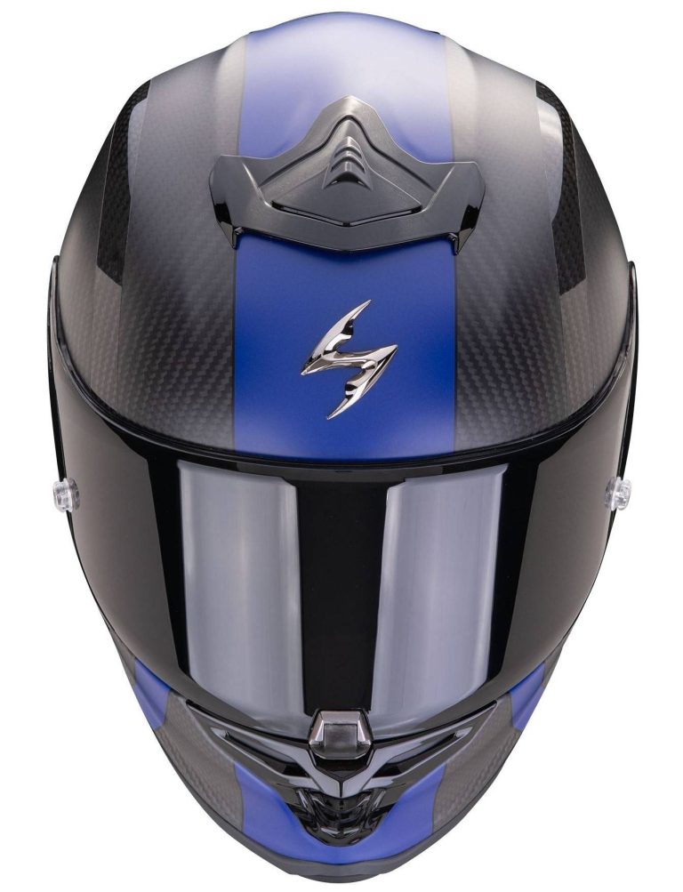 SCORPION Casco EXO-R1 Evo Carbon Air MG Negro Mate/Azul