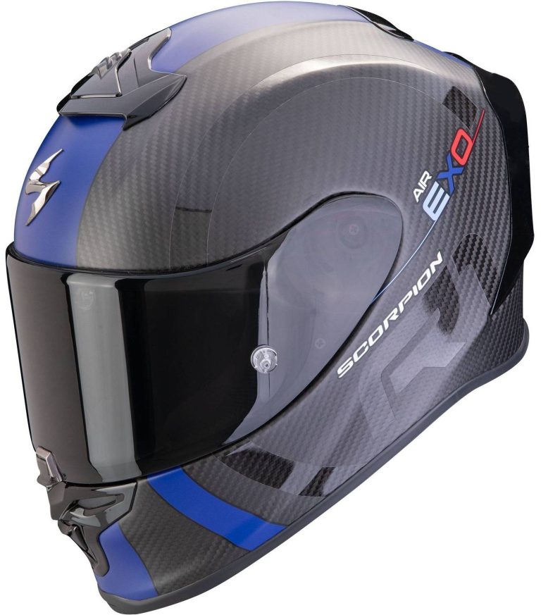 SCORPION Casco EXO-R1 Evo Carbon Air MG Negro Mate/Azul