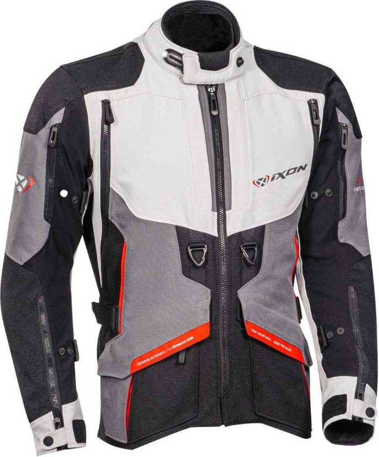 IXON Chaqueta Ragnar Negro/Gris/Rojo