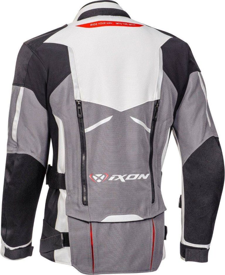 IXON Chaqueta Ragnar Negro/Gris/Rojo